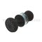 Emtek 54512PT #12 Rosette w/ Petal Knob, Dummy FB