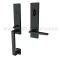 Emtek 4818HER Contemporary Brass Davos Tubular Entry Set with Hermes Lever