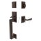 Hamden Entry Set with Wembley Brass Lever in Oil Rubbed Bronze Finish