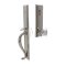 Jefferson Door Lock with Georgetown Crystal Knob in Satin Nickel finish
