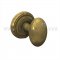 Emtek 8107 Egg Knob with Ribbon & Reed Rosette French Antique Brass