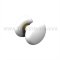 Emtek Ice White Door Knob, Porcelain, Porcelain Rosette, French Antique (US7) Finish