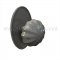 Emtek 8120 Melon Knob with Oval Rosette Antique Nickel