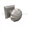 Emtek 8131 Melon Knob with Quincy Rosette Satin Nickel