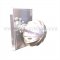 Emtek 8121 Melon Knob with Rectangular Rosette Polished Chrome