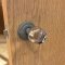 Application Image for Emtek 8107 Bristol Knob with Ribbon & Reed Rosette Antique Nickel