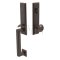 Wilshire Door Lock in Oil Rubbed Bronze Finish with Lancaster Brass Knob