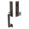 Wilshire Door Lock in Oil Rubbed Bronze Finish with Windsor Crystal Knob