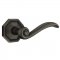Emtek EM71015MDI Medici Lever on #15 Rosette Medium Bronze