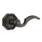 Emtek Napoli Lever, Lost Wax Cast Bronze Handleset, #15 Rosette, Oil Rubbed Bronze Medium Bronze (MB)