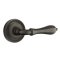 Emtek Octagon Lever, Lost Wax Cast Bronze Handleset, #12 Rosette, Oil Rubbed Bronze Medium Bronze (MB)