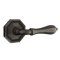 Emtek Octagon Lever, Lost Wax Cast Bronze Handleset, #15 Rosette, Oil Rubbed Bronze Medium Bronze (MB)