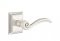 Emtek 8161 Elan Lever with Wilshire Rosette Satin Nickel