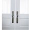 Emtek Hampton Doorknobs on Wooden Doors