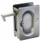 Emtek Pocket Door Lock in Pewter Finish - Open