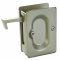 Emtek Pocket Door Lock in Satin Nickel Finish - Open