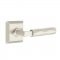 Emtek 8131 L-Square Tribeca Lever with Quincy Rosette Satin Nickel