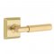 Emtek 8131 T-Bar Faceted Lever with Quincy Rosette Satin Brass