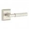 Emtek 8131 T-Bar Hammered Lever with Quincy Rosette Satin Nickel