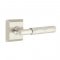 Emtek 8131 T-Bar Tribeca Lever with Quincy Rosette Satin Nickel