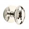 Emtek 5109 Hammered Egg Knob with Disk Rosette Polished Nickel