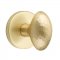 Emtek 5109 Hammered Egg Knob with Disk Rosette Satin Brass