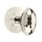 Emtek 5107 Hammered Egg Knob with Modern Rosette Polished Nickel