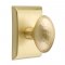 Emtek 5111 Hammered Egg Knob with Neos Rosette Satin Brass