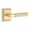Emtek 8161 Myles Lever with Wilshire Rosette Satin Brass