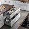 Hafele Salice F70 Smove Drawer Slide on modern white cabinet