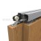 hafele slido double sliding doors track for sliding doors installed with wooden doors