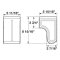 Hafele Wooden Corbel, 8-15/16" x 5-11/16" x 5-15/16" specs
