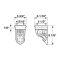 Hafele Wooden Corbel, Bordeaux Collection, 8-7/8" x 5-3/4" x 6-1/16" specs