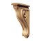 Hafele Wooden Corbel, Scroll Collection, 13" x 2-7/8" x 9-3/16", Cherry finish