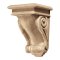 Hafele Wooden Corbel, Scroll Collection, 9" x 5-3/4" x 6-1/16", Alder finish