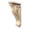Hafele Wooden Corbel, Scroll Collection, 13" x 2-7/8" x 9-3/16", Alder finish