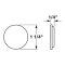 Hafele Wooden Ornament, Ø1-1/4", Maple specs