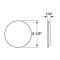 Hafele Wooden Ornament, Ø2 1/2", Maple specs