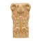 Hafele Wooden Ornament, Acanthus Collection, 5" x 2-15/16" x 1-1/2", Maple finish
