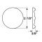 Hafele Wooden Onlay, Acanthus Collection, Ø 2-7/8" specs