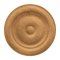 Hafele Wooden Ornament, Ø2 7/8" x 3/8" D, Cherry finish