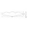 Hafele Wooden Onlay, Shell 20" x 4-1/2" specs