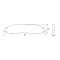 Hafele Wooden Onlay, Bordeaux Collection, 20" x 4-1/2" x 5/8" specs