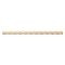 Hafele Wooden Moulding, Rope Collection, 11/16" x 5/16" x 96", Maple finish