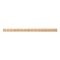 Hafele Wooden Moulding, 3/4" x 3/16" x 96" (H x D x L), Beech finish