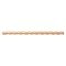 Hafele Wooden Moulding, Rope Collection, 11/16" x 5/16" x 96", Beech finish