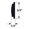 Hafele Wooden Moulding, Guilloche Collection, 3/4" x 1/4" x 96" (H x D x L), specs