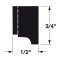 Hafele Wooden Moulding, Dentil Collection, 3/4" x 1/2" x 96" (H x D x L) specs