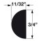 Hafele Rope Collection Moulding, 1-5/16" X 21/32" X 96" (H X D X L) specs