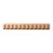 Hafele Wooden Moulding, Dentil Collection, 1-1/2" x 11/32" x 96" (H x D x L), Cherry finish